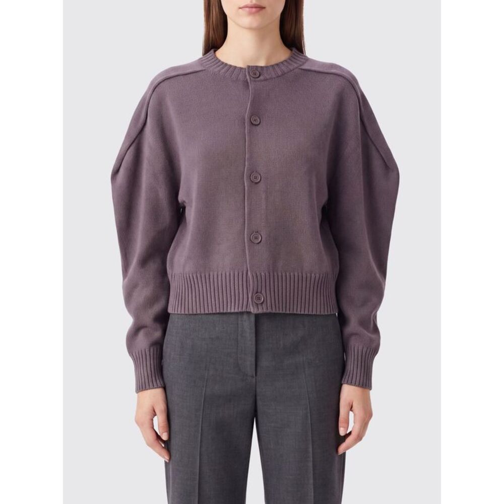 Issey Miyake Relaxed Fit Cotton-Blend Cardigan With A Crew Neck